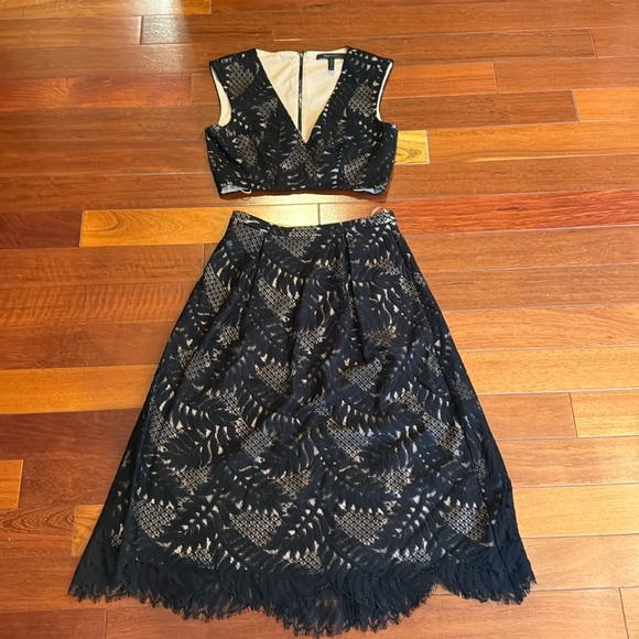 BCBG two piece skirt and top set. - Picture 1 of 4